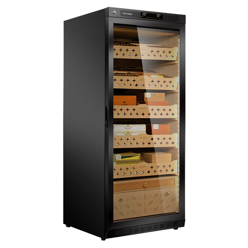 MON 1800A Precision Electronic Cigar Humidor | 1000-1200 Cigars
